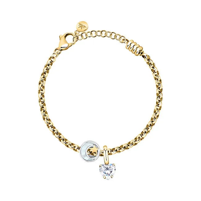 Morellato Elegante bracciale placcato oro con pendenti Drops SCZ1377 donna