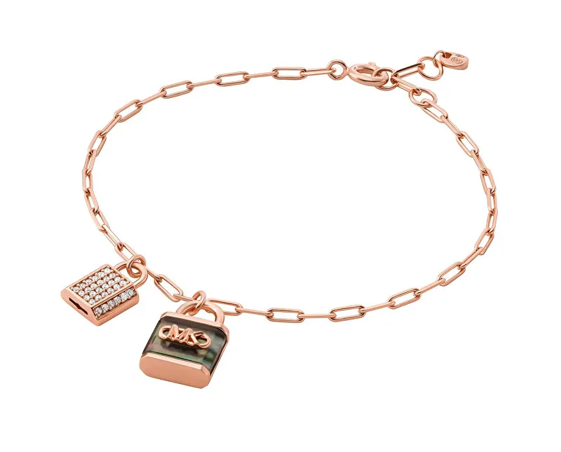 Michael Kors Bracciale placcato oro con zirconi e madreperla Premium MKC1742TN791 donna