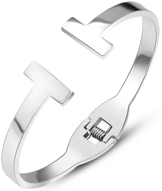 Troli Bracciale di lusso in acciaio da donna