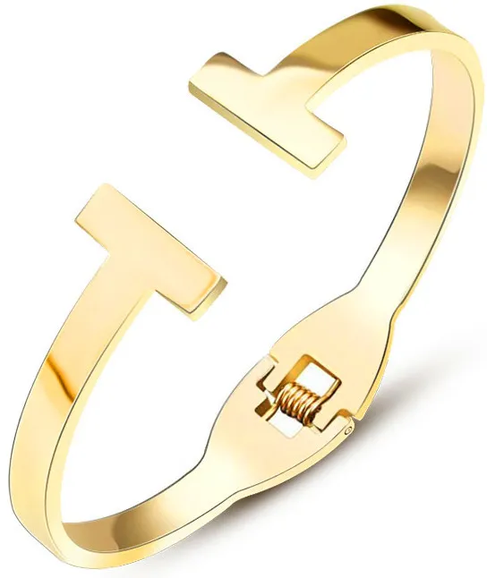 Troli Bracciale di lusso placcato in oro da donna