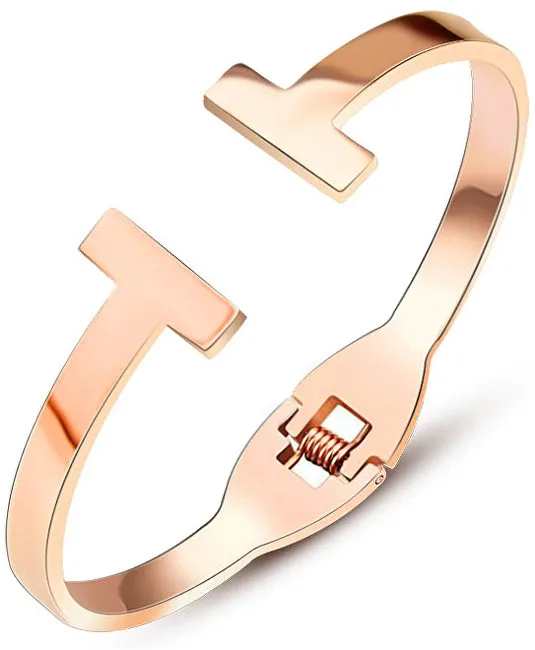 Troli Bracciale di lusso placcato oro rosa per donna donna