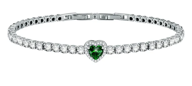 Morellato Bracciale in argento con cuore scintillante Tesori SAVB13 donna