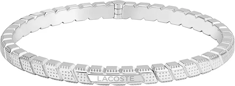 Lacoste Bracciale in acciaio massiccio Dextra 2040021 donna