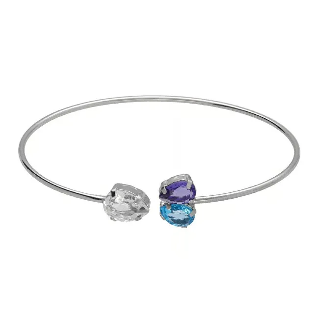 Victoria Cruz Bracciale in argento massiccio con cristilla Glory A4898-12HP donna