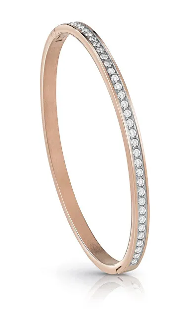 Guess Bracciale My Day in cristallo colore bronzo massiccio JUBB02248JWRG - Dimensioni: 6 x 5 cm - L donna