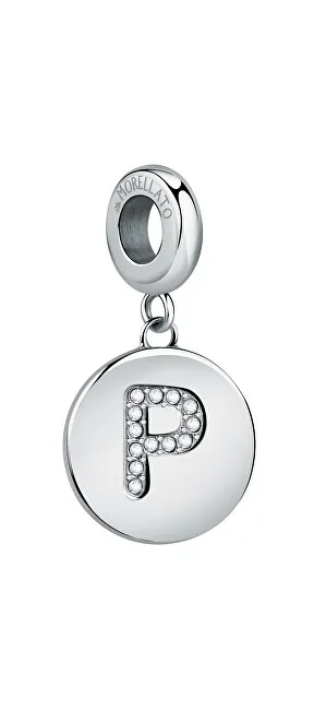 Morellato Ciondolo in acciaio lettera "P" Drops SCZ1166 donna