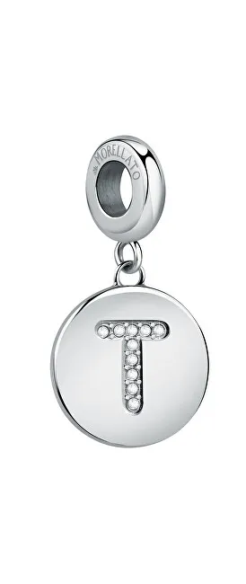 Morellato Ciondolo in acciaio lettera "T" Drops SCZ1169 donna