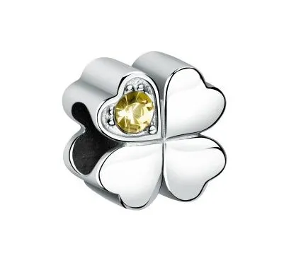 Morellato Drops SCZ1267 Perlina in acciaio portafortuna donna