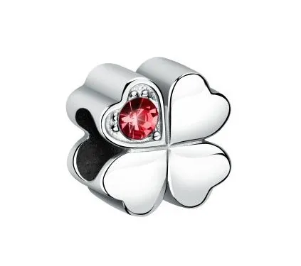 Morellato Drops SCZ1269 Perlina in acciaio portafortuna donna