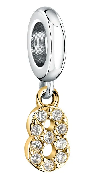 Morellato Ciondolo bicolore in acciaio numero "8" Drops SCZ1309 donna