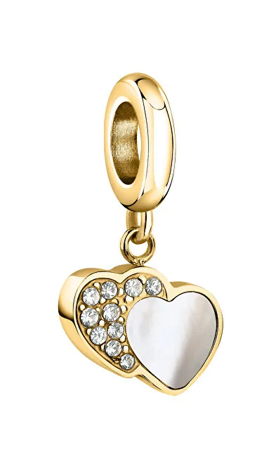 Morellato Delicato pendente placcato oro con cuori Drops SCZ1359 donna