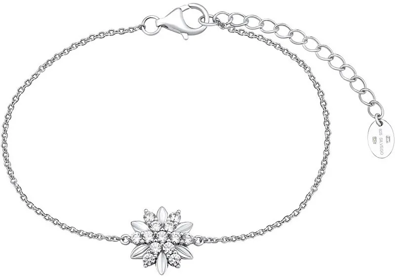 Silvego Bracciale in argento ALIVIA con Swarovski MWB10959AA donna