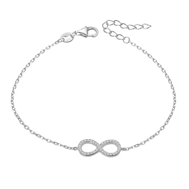 Beneto Bracciale in argento con cristalli AGB483/20 donna