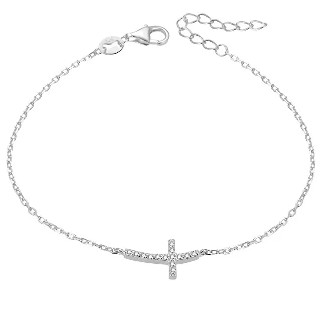 Beneto Bracciale in argento con croce AGB484/20 donna