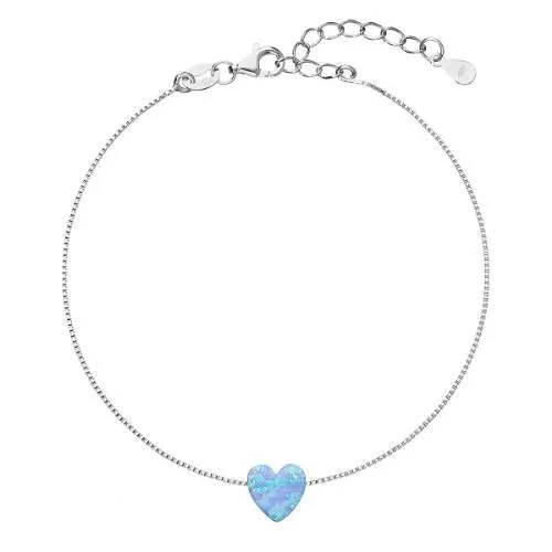 Evolution Group Bracciale delicato con opale sintetico 13018.3 donna