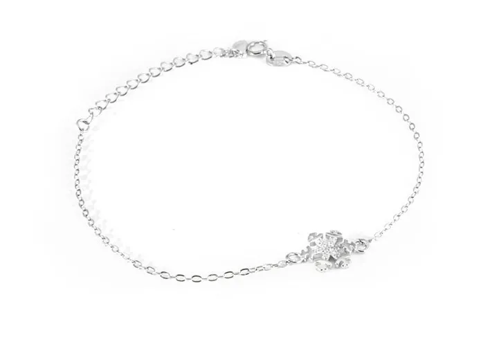 Beneto Bellissimo bracciale in argento Fiocco di neve AGB637/21 donna