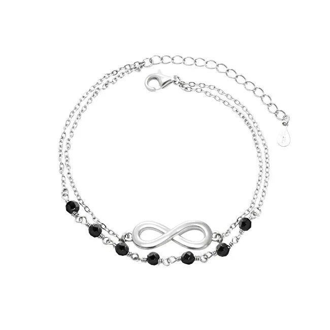 Beneto Bracciale in argento a forma di duo coordinato Infinity AGB751/21 Donna