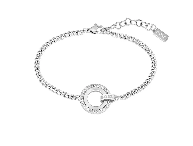 Hugo Boss Bracciale in acciaio con zirconi 1580509 donna