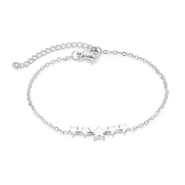 Troli Bracciale in acciaio con stelle VEDB0329S donna