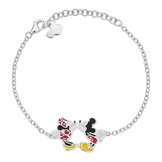 Disney Bellissimo braccialetto in argento di Topolino e Minnie BS00044SL-55.CS donna