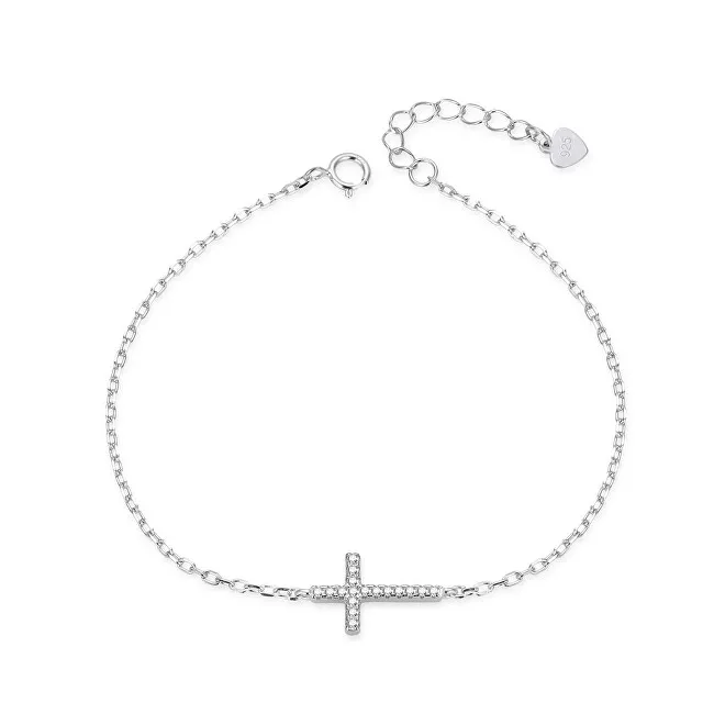 Agato Bellissimo braccialetto in argento Cross AGB763/21 donna