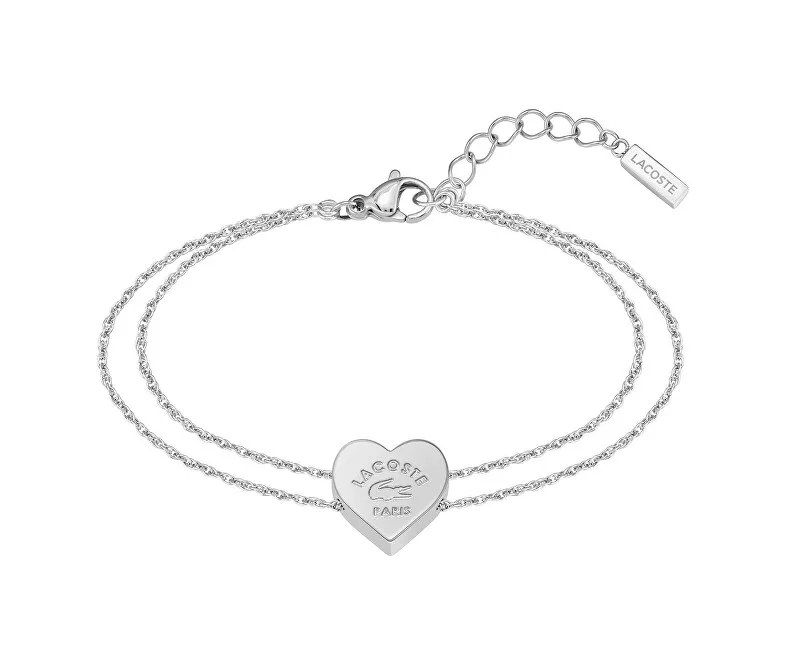 Lacoste Bracciale romantico in acciaio Cuore 2040396 donna