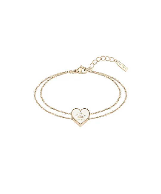 Lacoste Bracciale romantico in oro rosa Cuore 2040397 donna