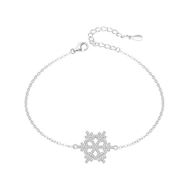Agato Bracciale in argento Fiocco di neve AGT-B001W donna