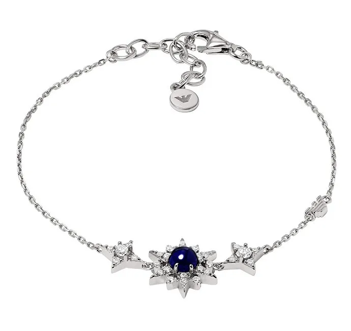 Emporio Armani Bracciale in argento scintillante con zirconi cubici EG3601040 donna