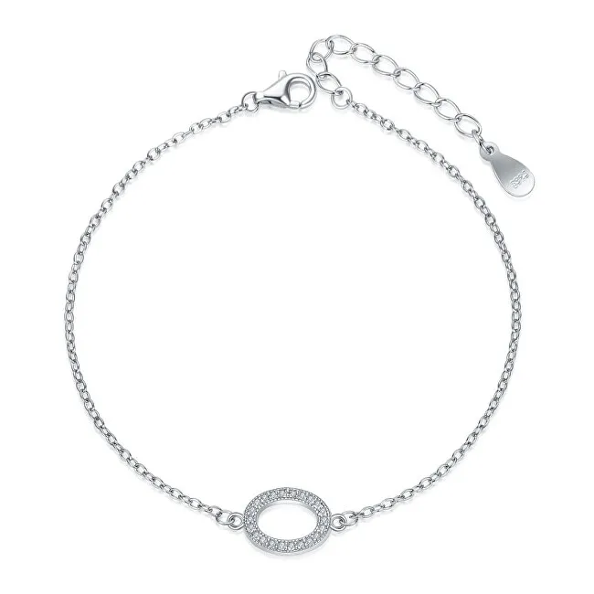 MOISS Delicato bracciale in argento con decoro ovale B0000523 donna