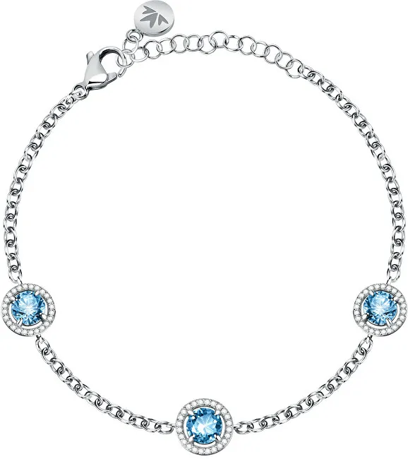 Morellato Bracciale in argento scintillante con cristilla Tesori SAIW96 donna