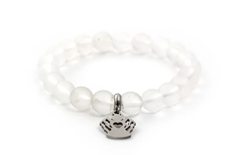 Agato Bracciale con perline in cristallo opaco MINK68/17 donna