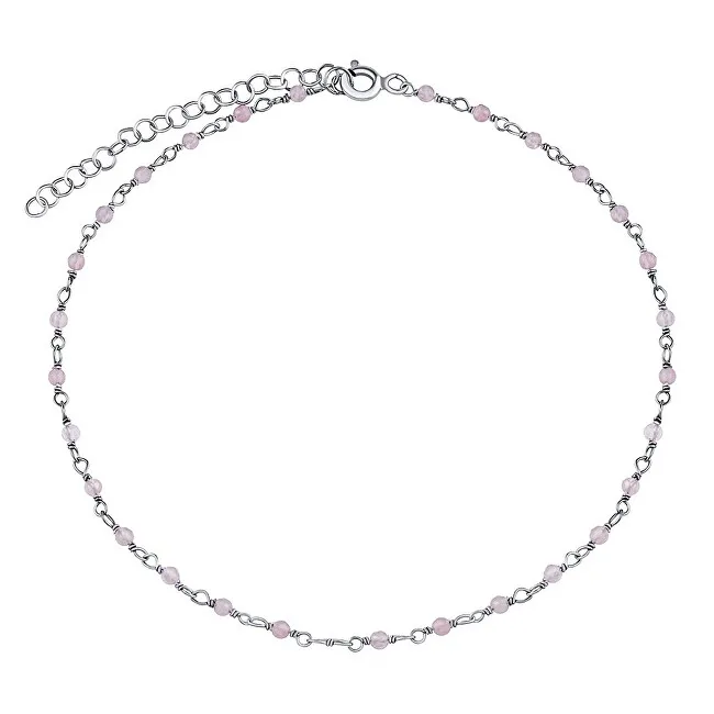 Silvego Bracciale in argento con autentico oro rosa Arika 2 mm INS1007BRQ donna
