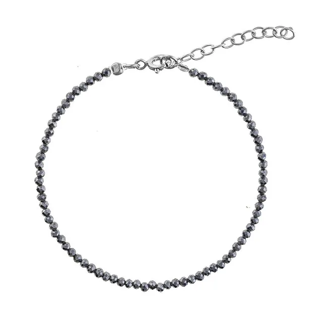 AGAIN Gioielli Bracciale con perline di ematite AJKNR007 donna