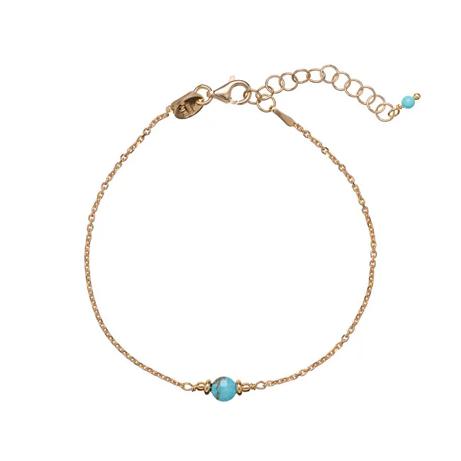 Alisia Delicato bracciale placcato oro con turchese AL3869-Oro-Turchese donna