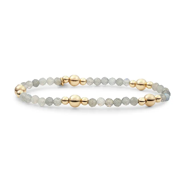 Sparkling Bracciale con perline di labradorite BLK01G-G18 donna