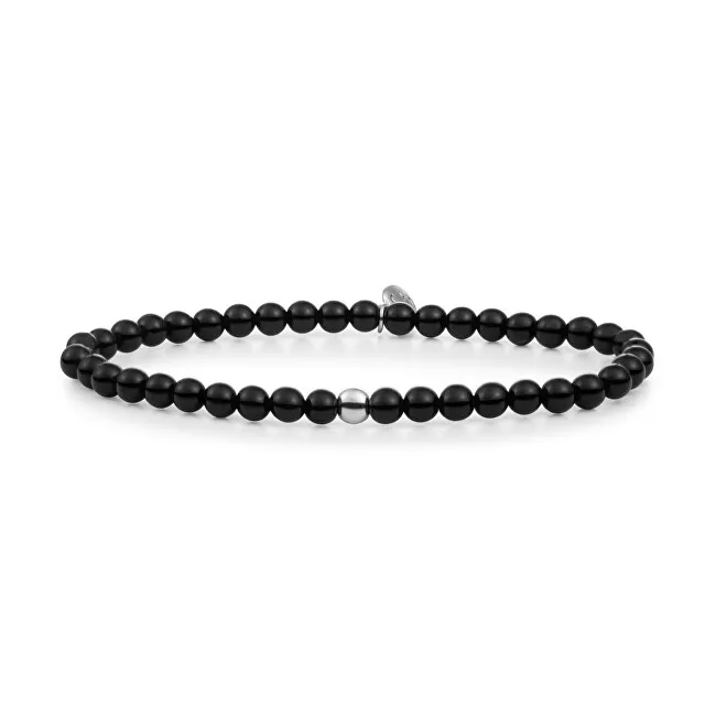 Sparkling Bracciale di perline con onice SB-GEM07-ADD-4MM donna