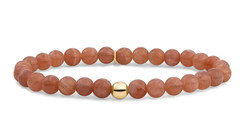 Sparkling Bracciale con perline di pietra del sole SBG-GEM58-ADD-6MM da donna