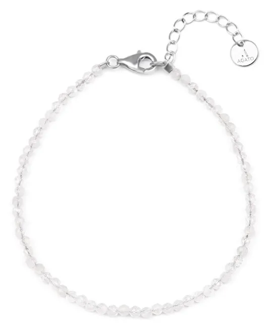 Agato Bracciale minerale con pietra di luna POL-B06/21L donna