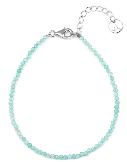 Agato Bracciale da donna minerale con perle di amazonite POL-B08/21L donna