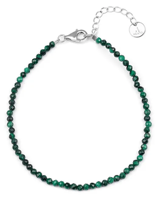 Agato Bracciale minerale da donna con malachite POL-B07/21L donna