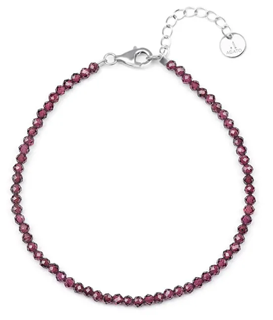 Agato Bracciale minerale con granato POL-B11/21L donna