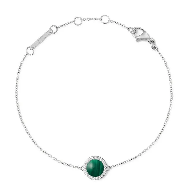Daniel Wellington Bracciale elegante con malachite e cristilla DW00401437 donna