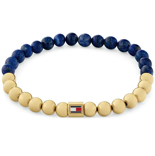 Tommy Hilfiger Bracciale di perline con perle semipreziose di lapislazzuli 2780963 donna