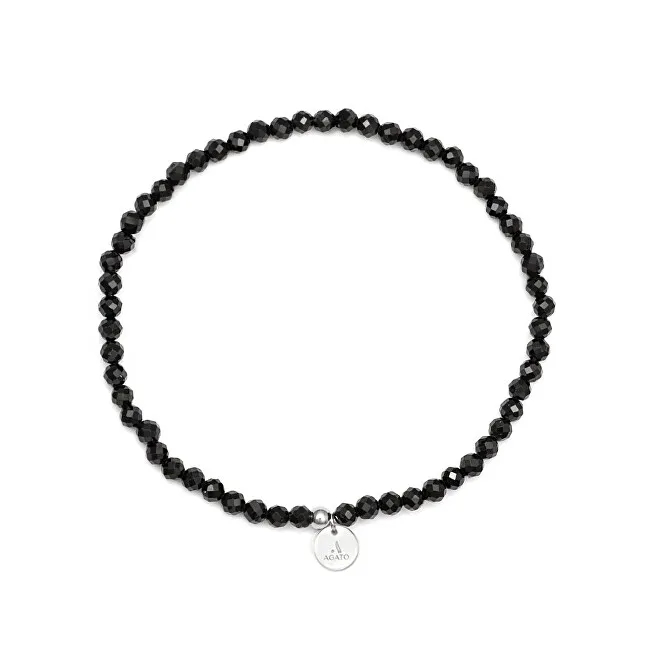 Agato Bracciale con perline di spinello POL-B04/17G donna
