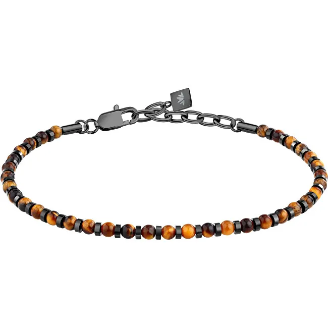 Morellato Bracciale di perline senza tempo per uomo Pietre S1731 uomo
