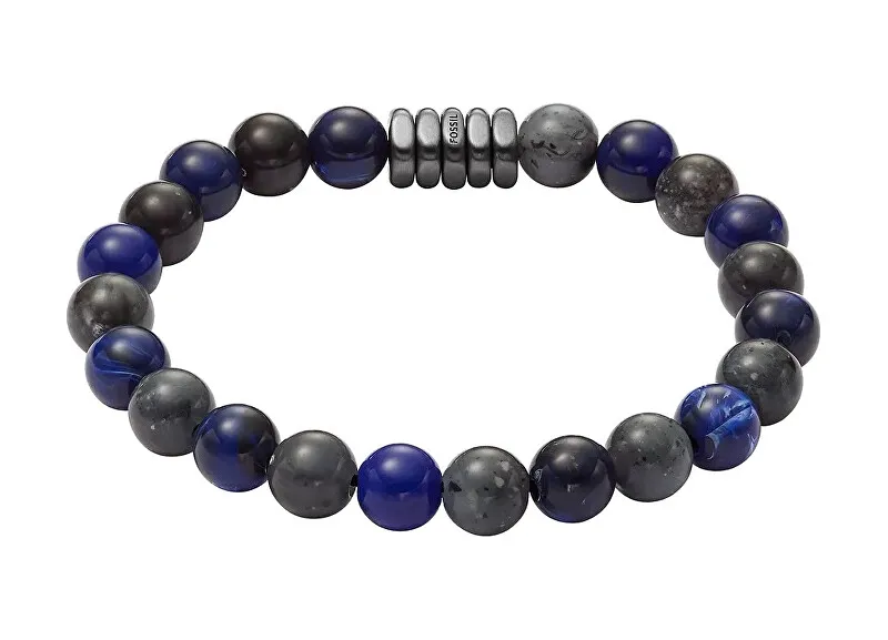 Fossil Bracciale da uomo con perline acriliche impilate JOA00942060 uomo
