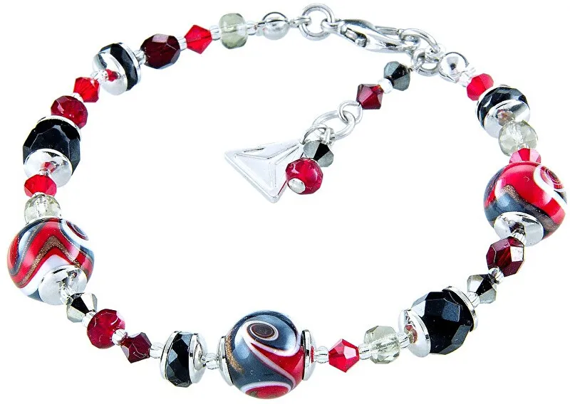 Lampglas Bracciale Magic Mayan Love con perle Lampglas BP37 donna