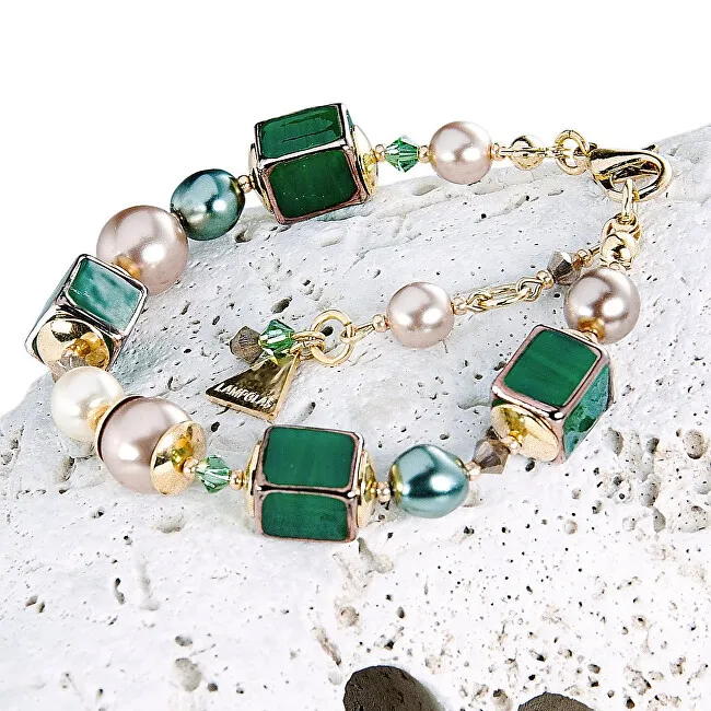 Lampglas Magnifico bracciale Lake Fairy in perla Lampglas BCU30 donna