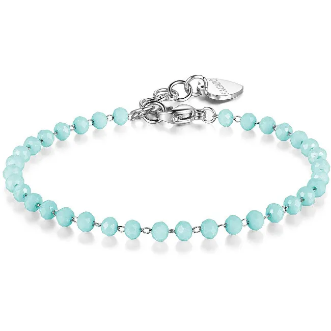 S'Agapõ Bracciale con perline turchesi per pendente Happy SHAC61 donna